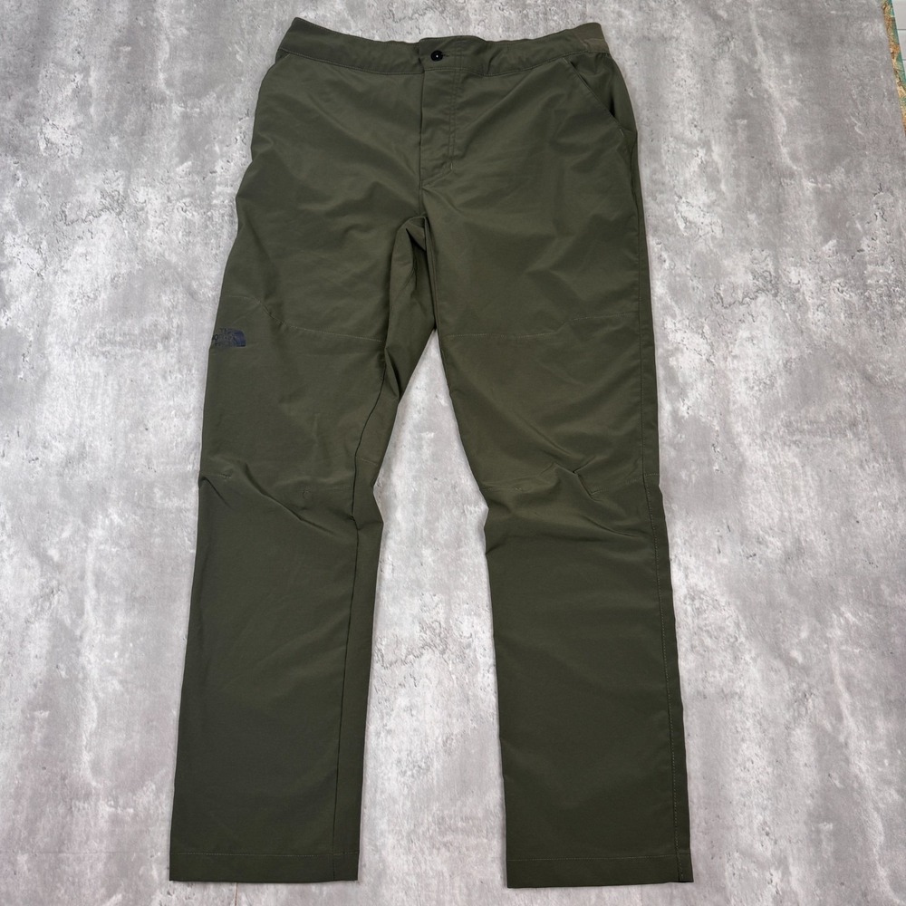 The North Face Paramount Pants Mens 34x32 Green Hiking Walking Granola Active